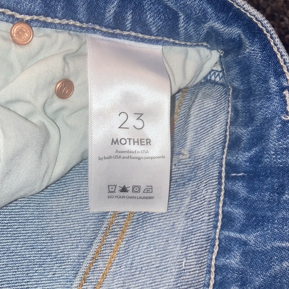 MOTHER The Tomcat High-Rise Relaxed Straight Jeans in True Confessions s… - Picture 11 of 14